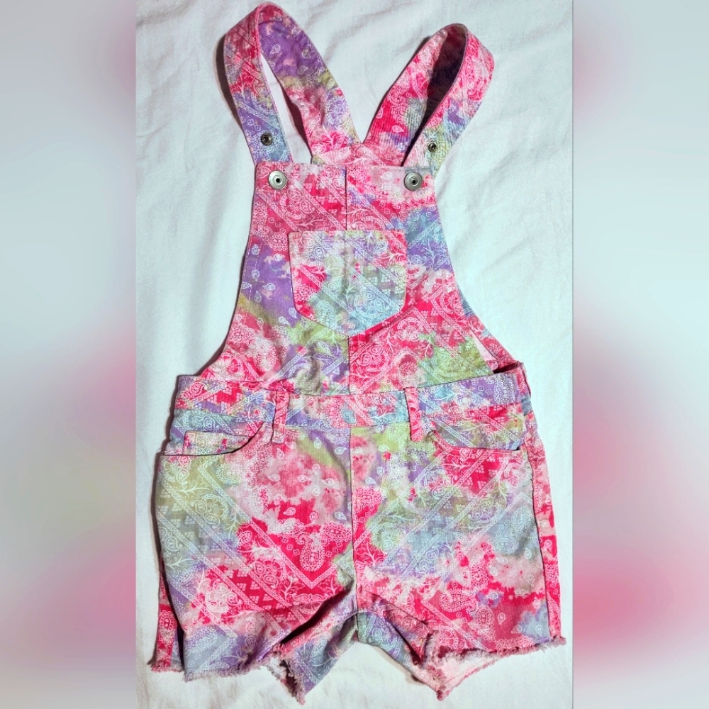 Girls overall shorts